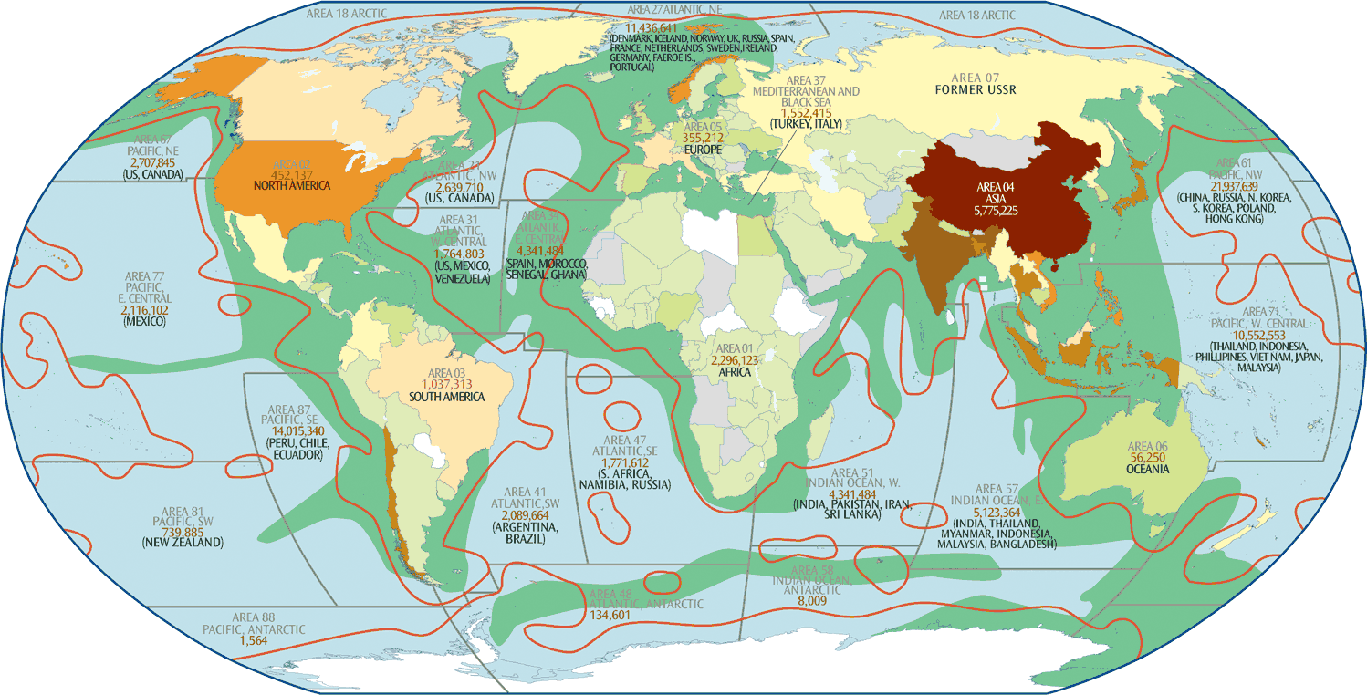 larger version of global aquaculture
